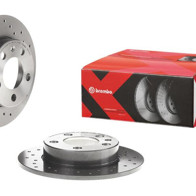 Brembo 14-18 Subaru Forester/05-14 Legacy Front Premium Xtra Cross Drilled UV Coated Rotor